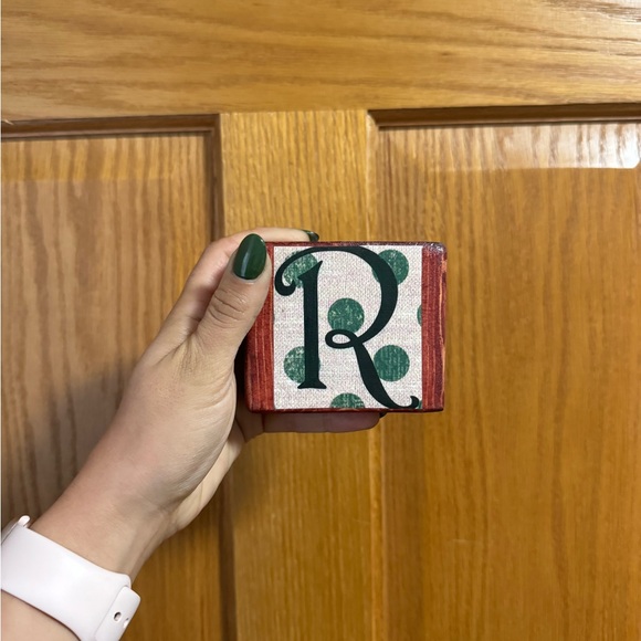 Reversible Merry Christmas and Happy Thanksgiving Letter Block Set - Picture 10 of 10